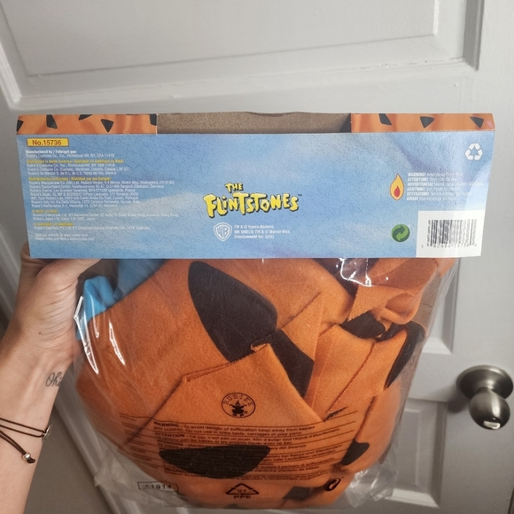 Fred Flintstone Costume XL Men's Halloween Rubies - Picture 4 of 9